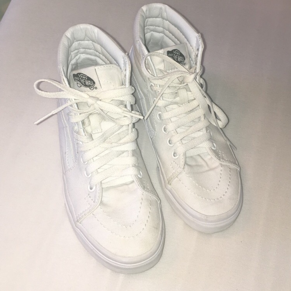 White Vans high top